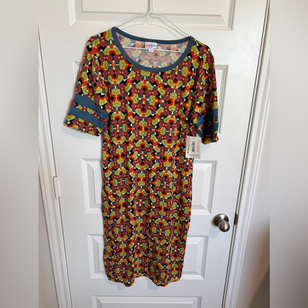 Lularoe Julia midi dress size large
